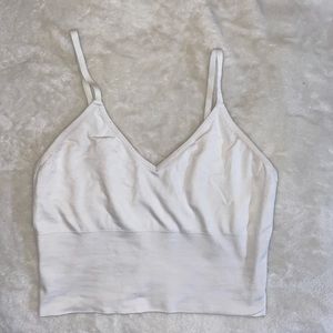 White Seamless Cami Tank Top